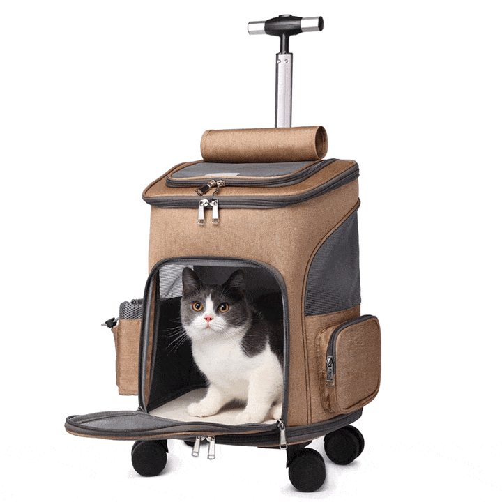 CatRomance Cat Carrier, Pet Travel Carrier Bag - CatRomance