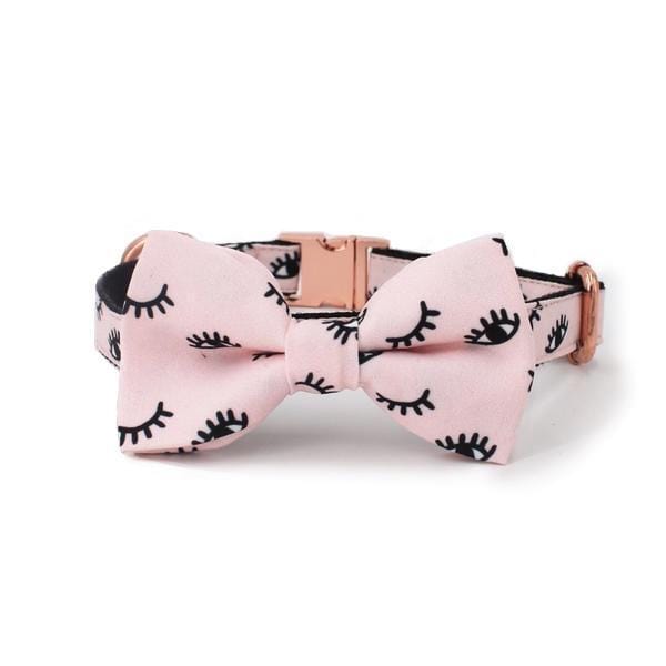 Rose Gold Bow Tie Collar
