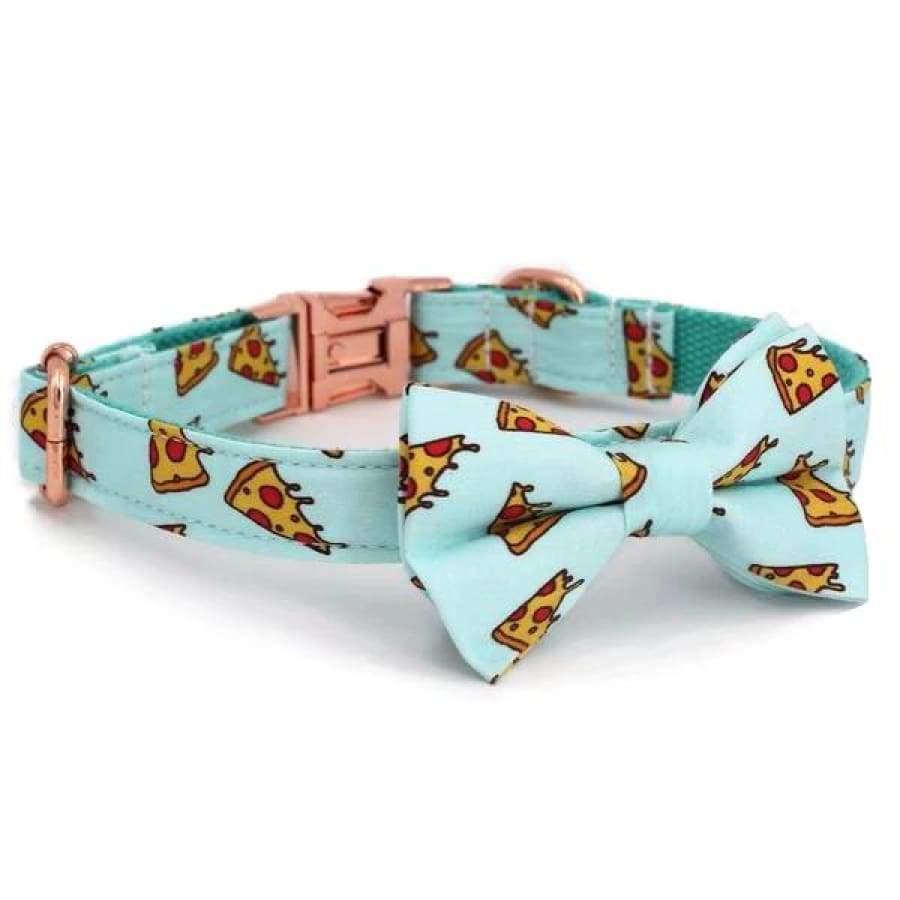 Pizza Bow Tie Collar